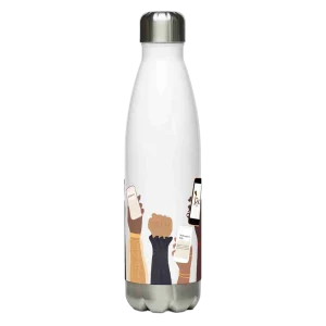 Power to the People Stainless steel water bottle