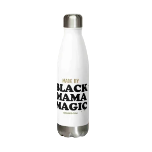 Black Mama Magic Stainless Steel Water Bottle - Black